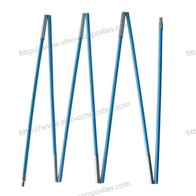 Fiberglass tent pole