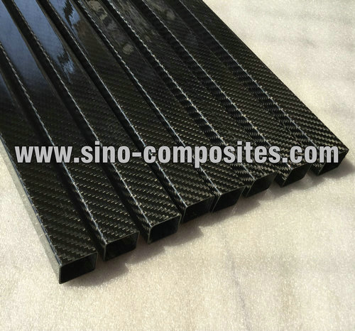 Square 3K carbon fiber tube