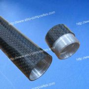 碳纤维包金属管